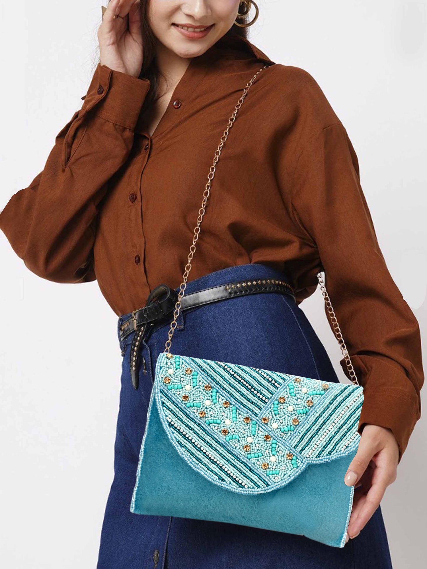 Clutch Purses for Women Wedding Handmade Evening Handbags Party Bridal Clutch