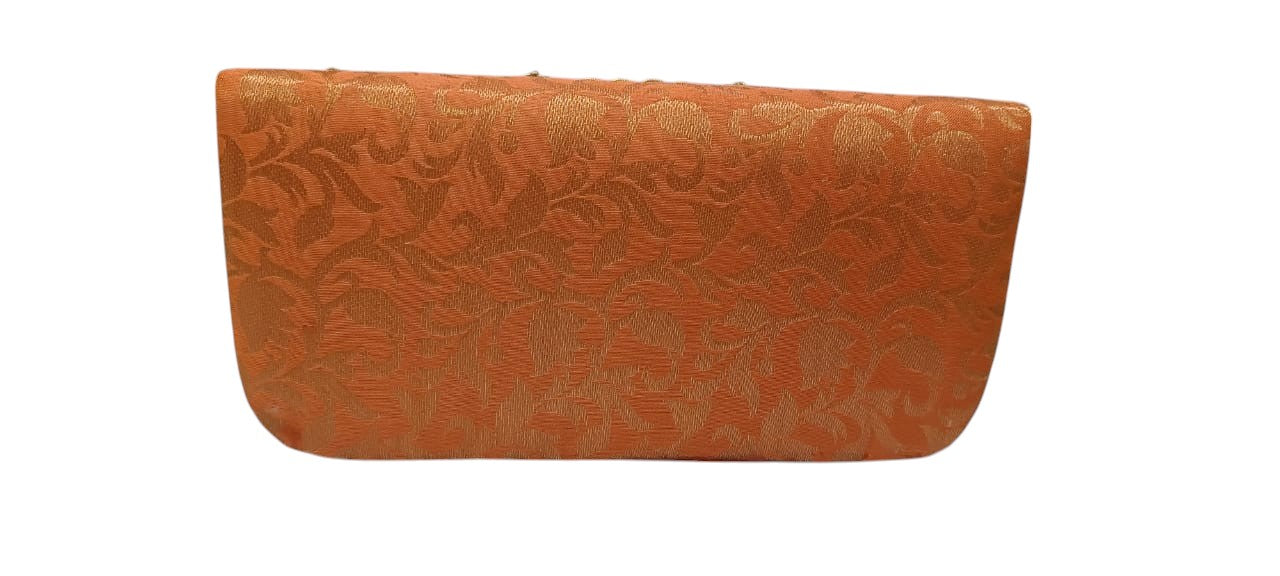 Women's Clutch with hand work Handle-Bridal Ethnic Traditional Casual Purse/Clutch/Handbag (8 x 5 x 2 inch)