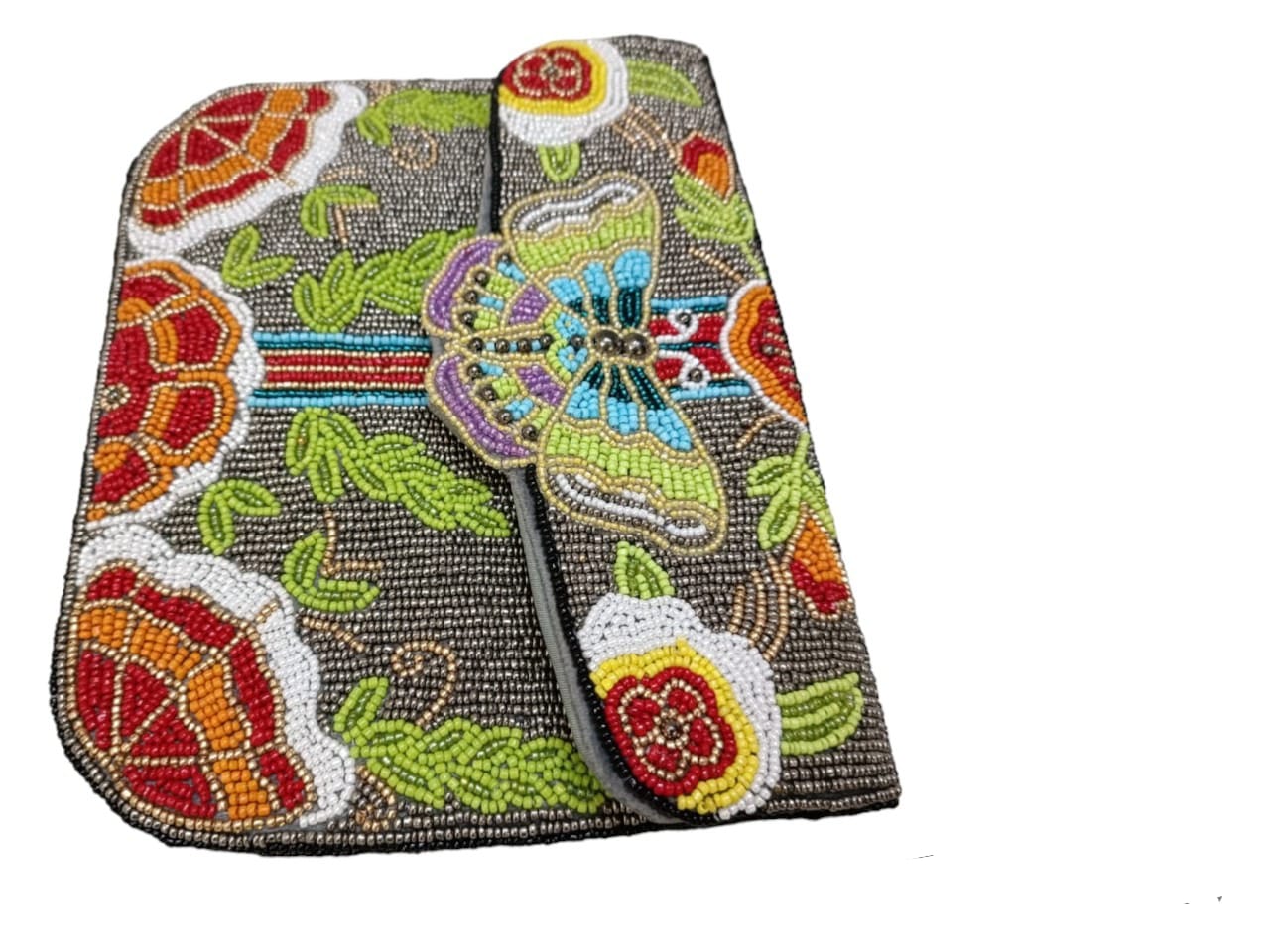 Fashinable girls beaded sling bag