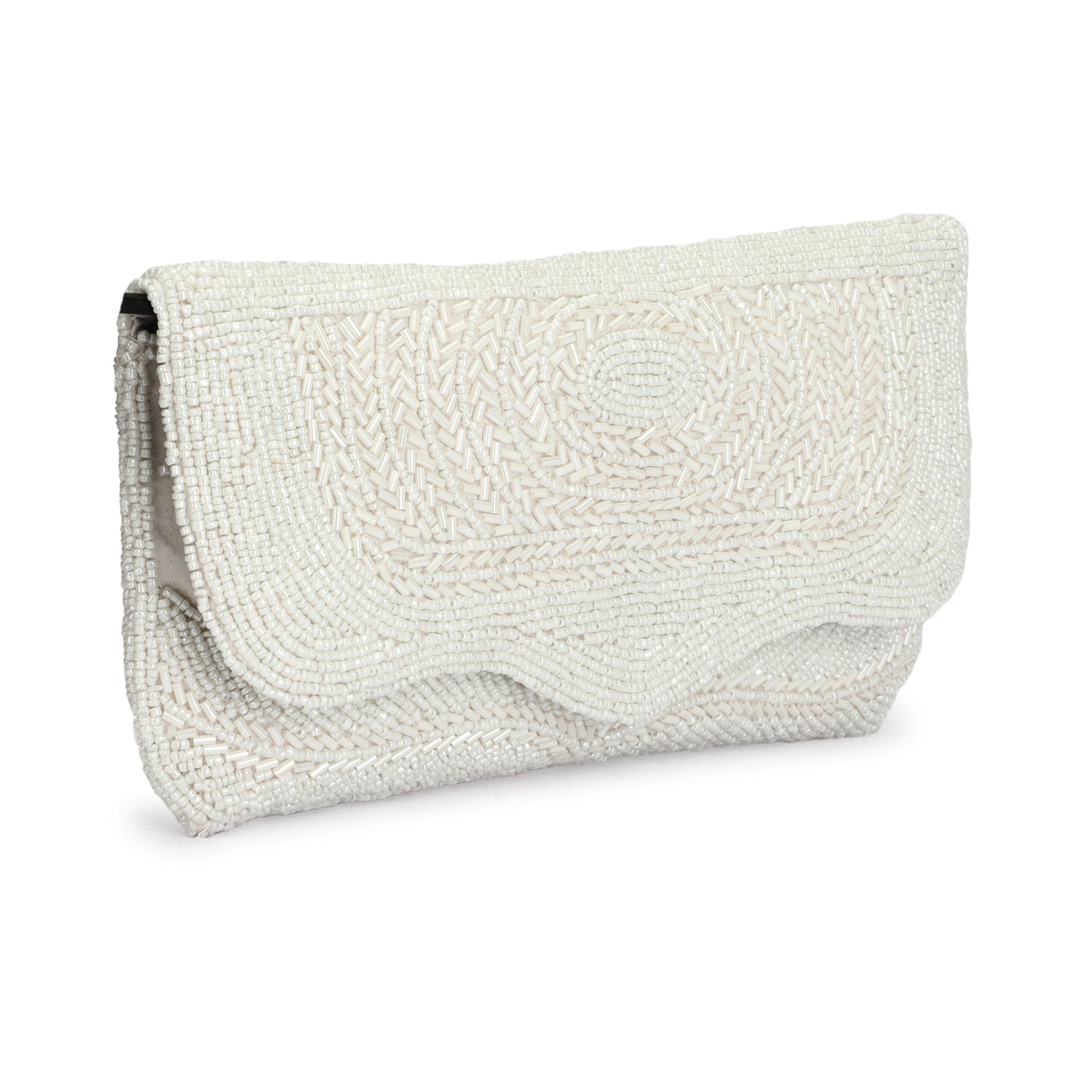 Designer Beaded party wear handmade clutch pursee