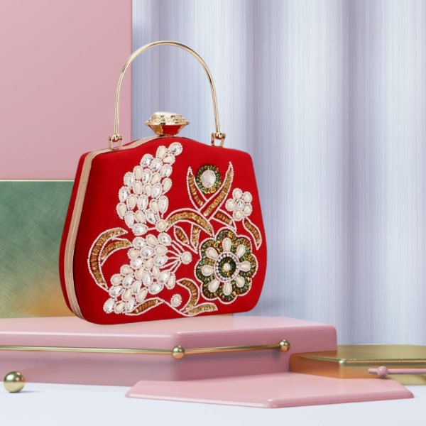 Zardosi Work Ladies Hand Bag