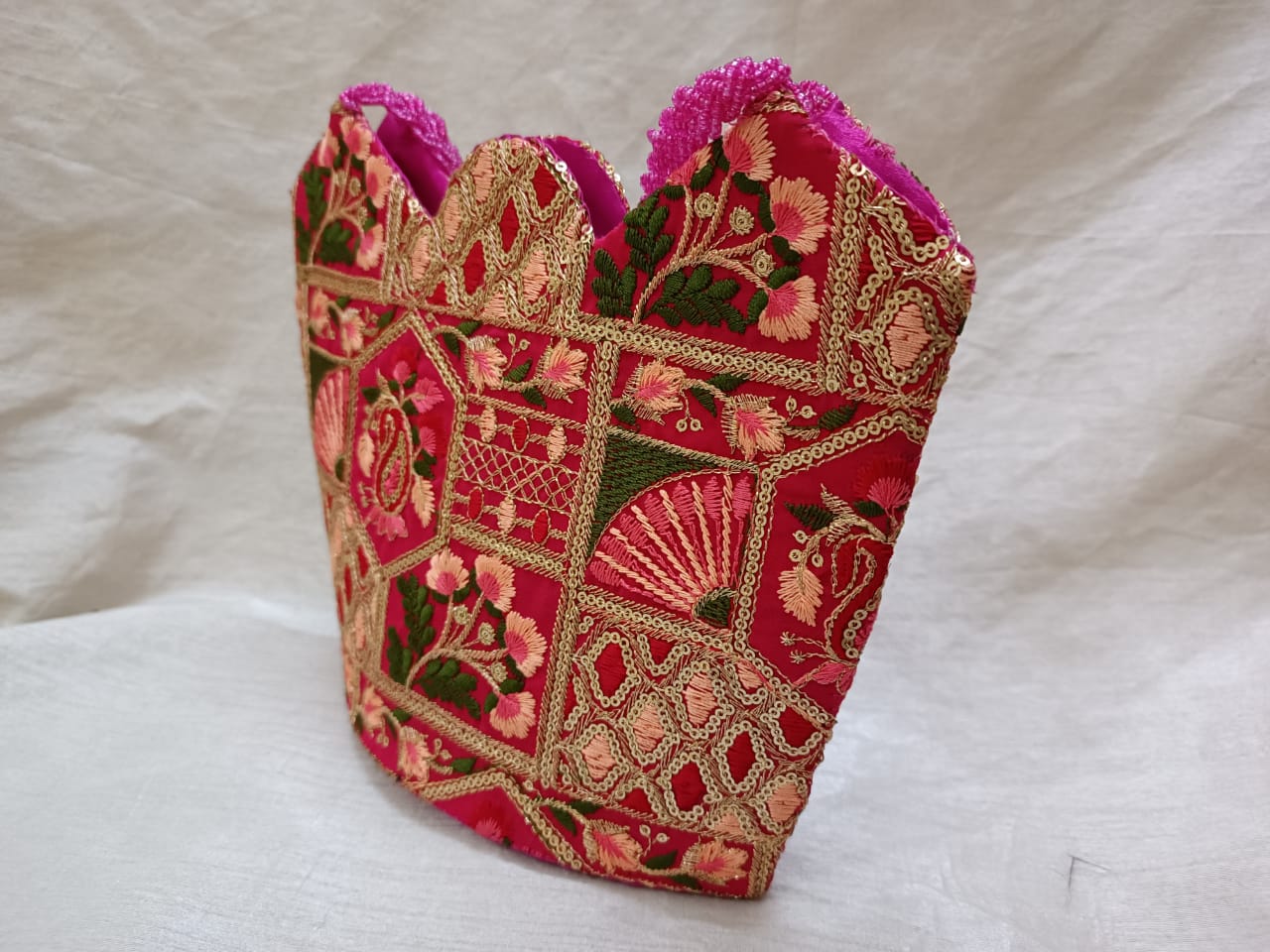 Multicolour stylish casual women trendy shopping bag