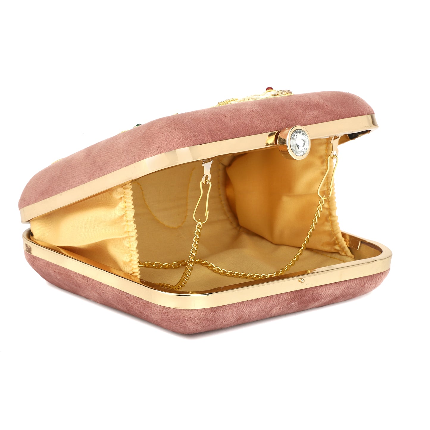 Traditional bird design women clutch party box purse