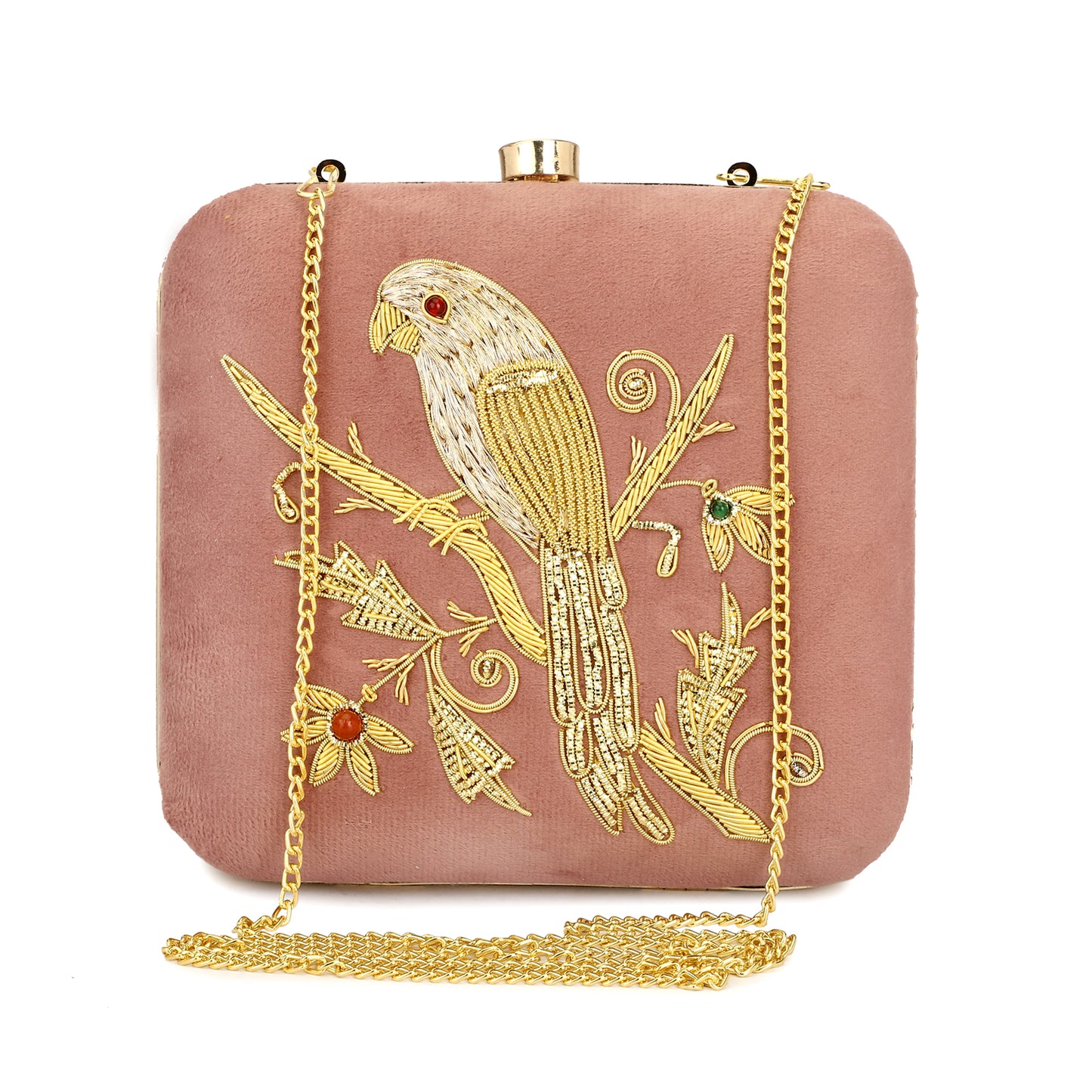 women velvet party wedding clutch purse