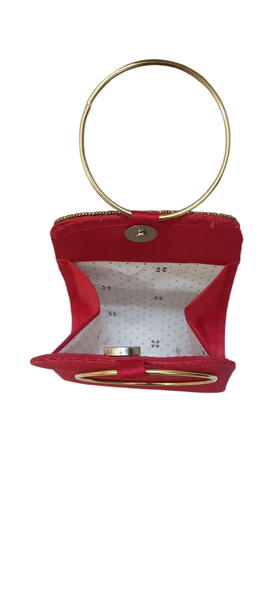 Trendy women bangle style fashion hand clutch