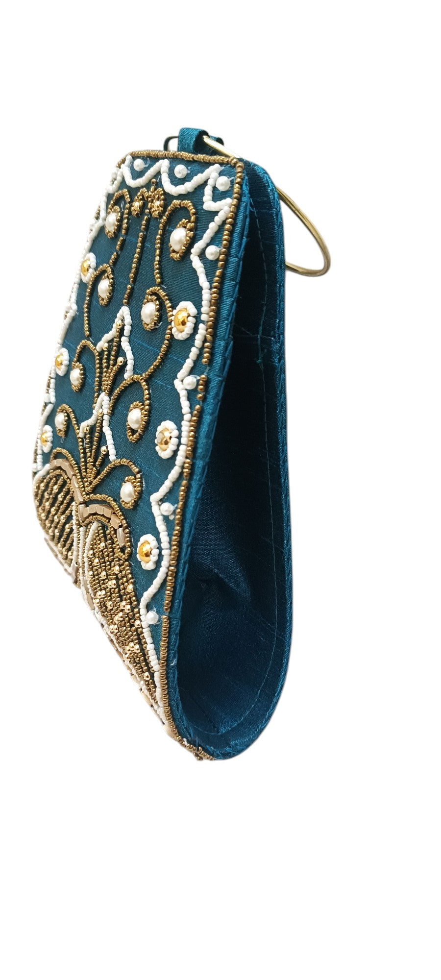 Trendy women bangle style fashion hand clutch