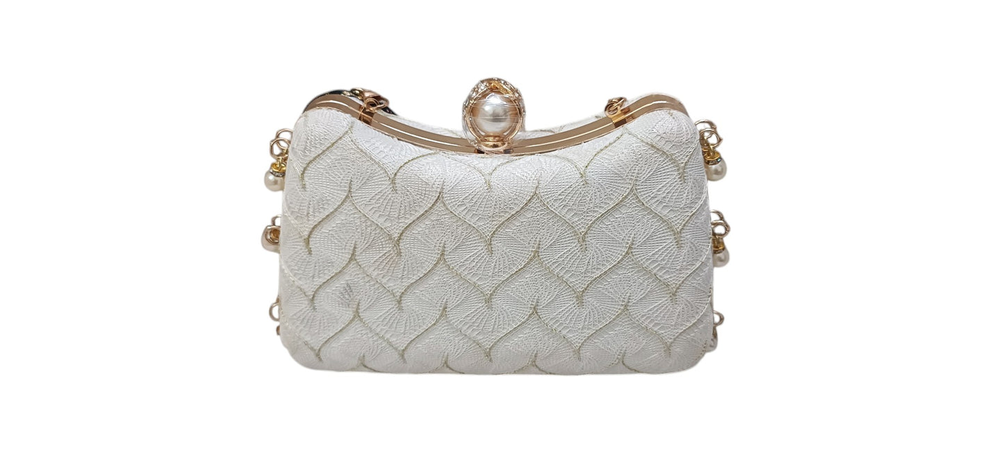 Latest style modern design women partywear clutch purse