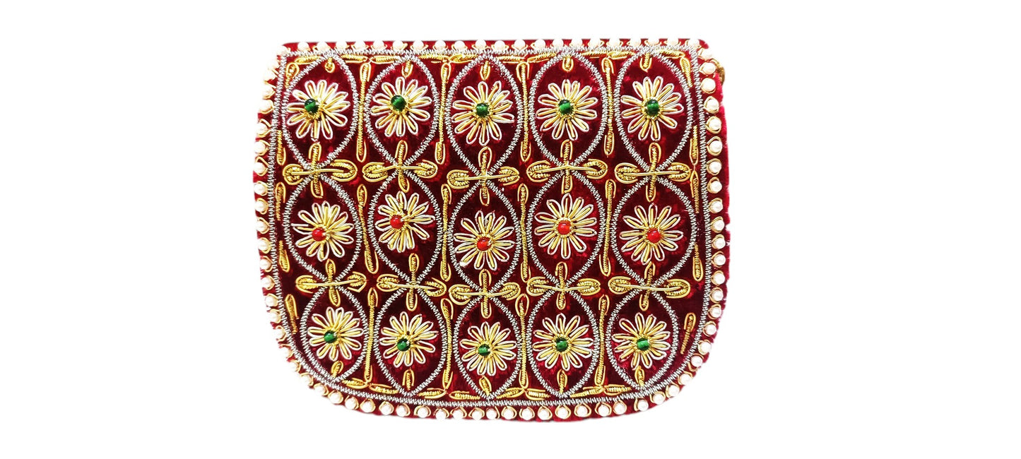 Zardosi work women clutch purse