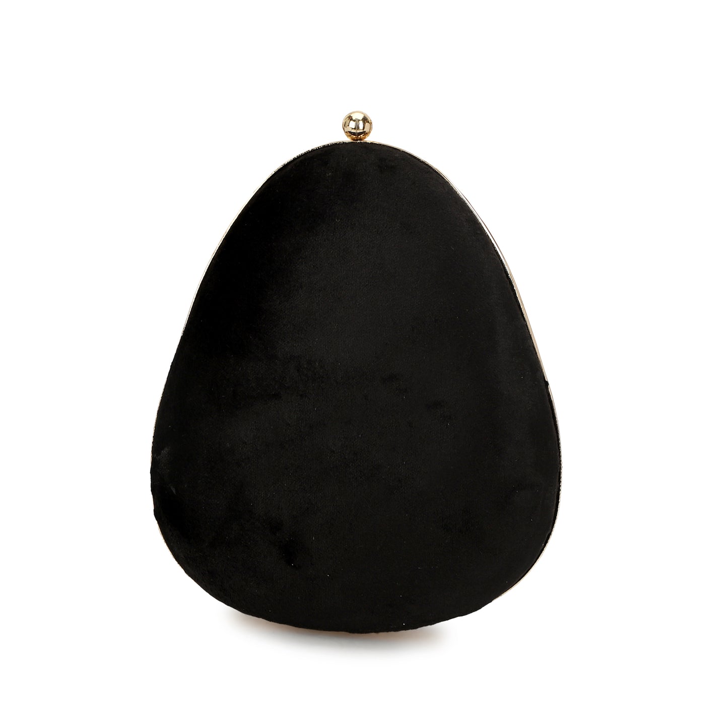 Beaded designer female partywear clutch purse green color