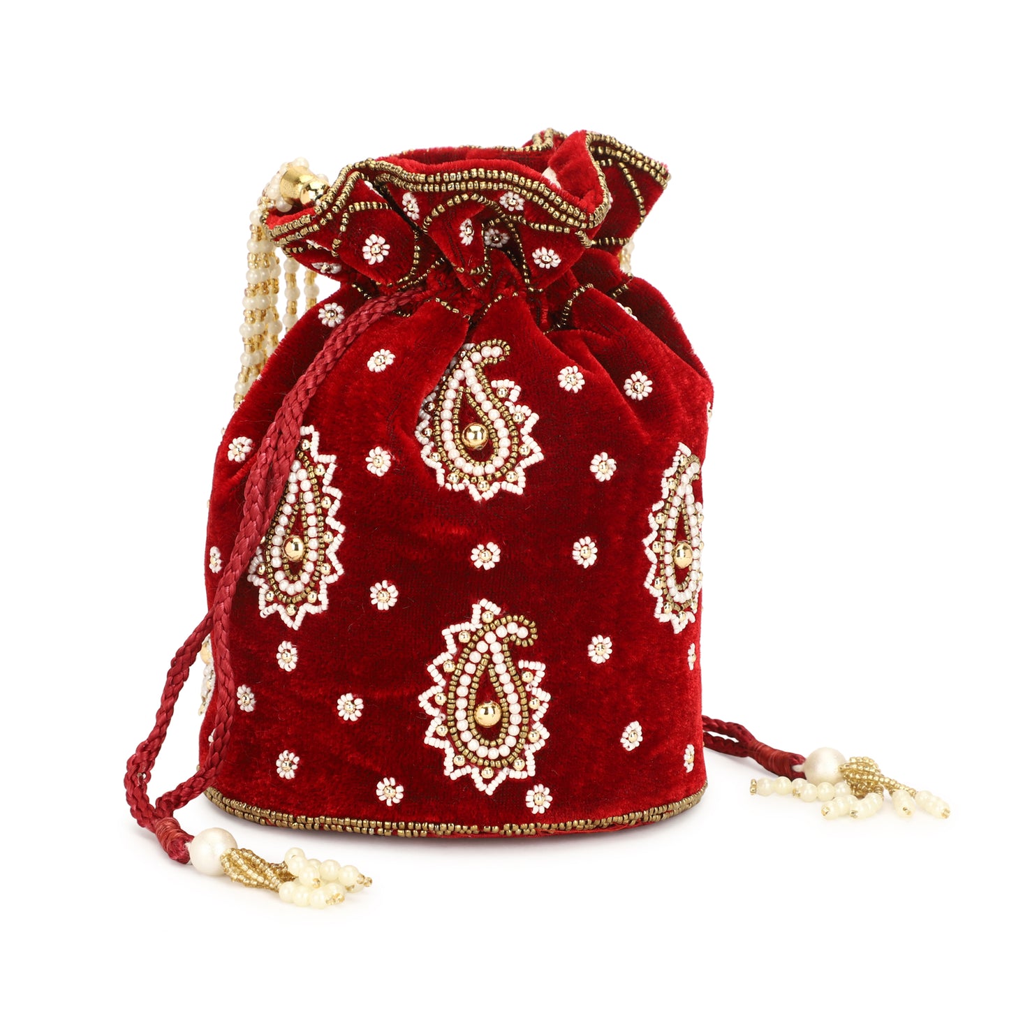 Zardosi work women Designer pasiely design potli bag