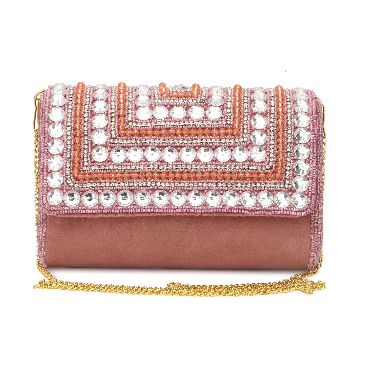 Designer beaded women and girls partywear clutch purse