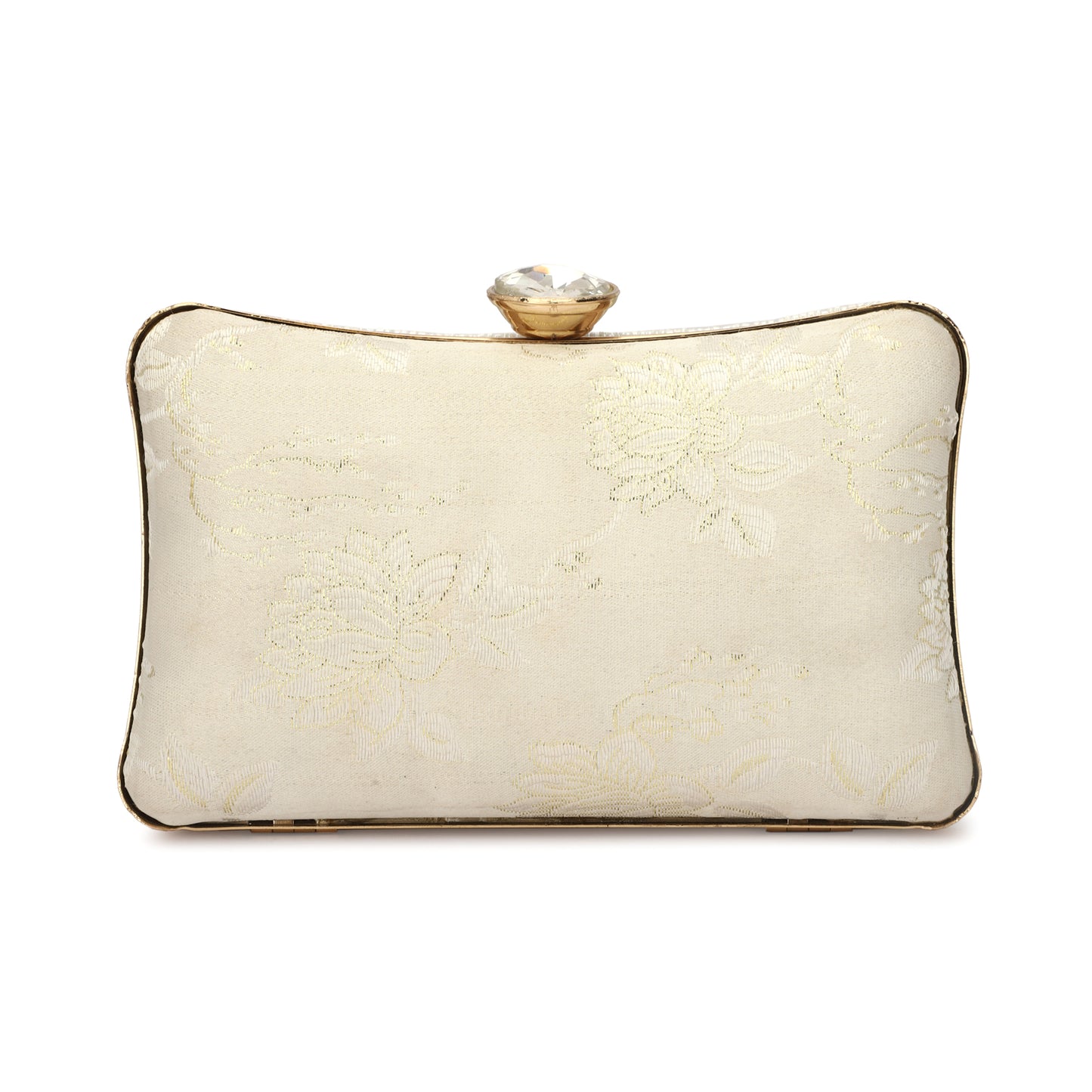 Pearl Beads white color women designer handmade clutch purse