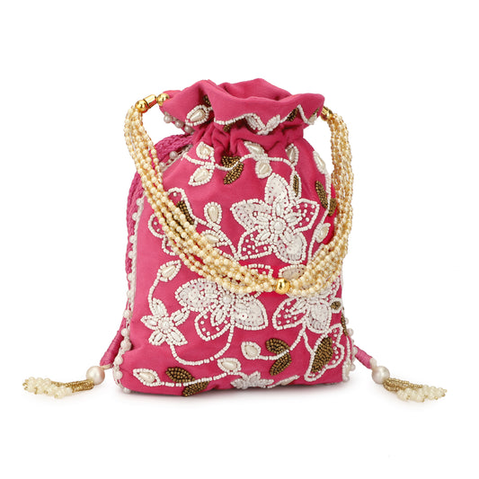Stylish Embroidered Pouch for Weddings, Festivals & Parties