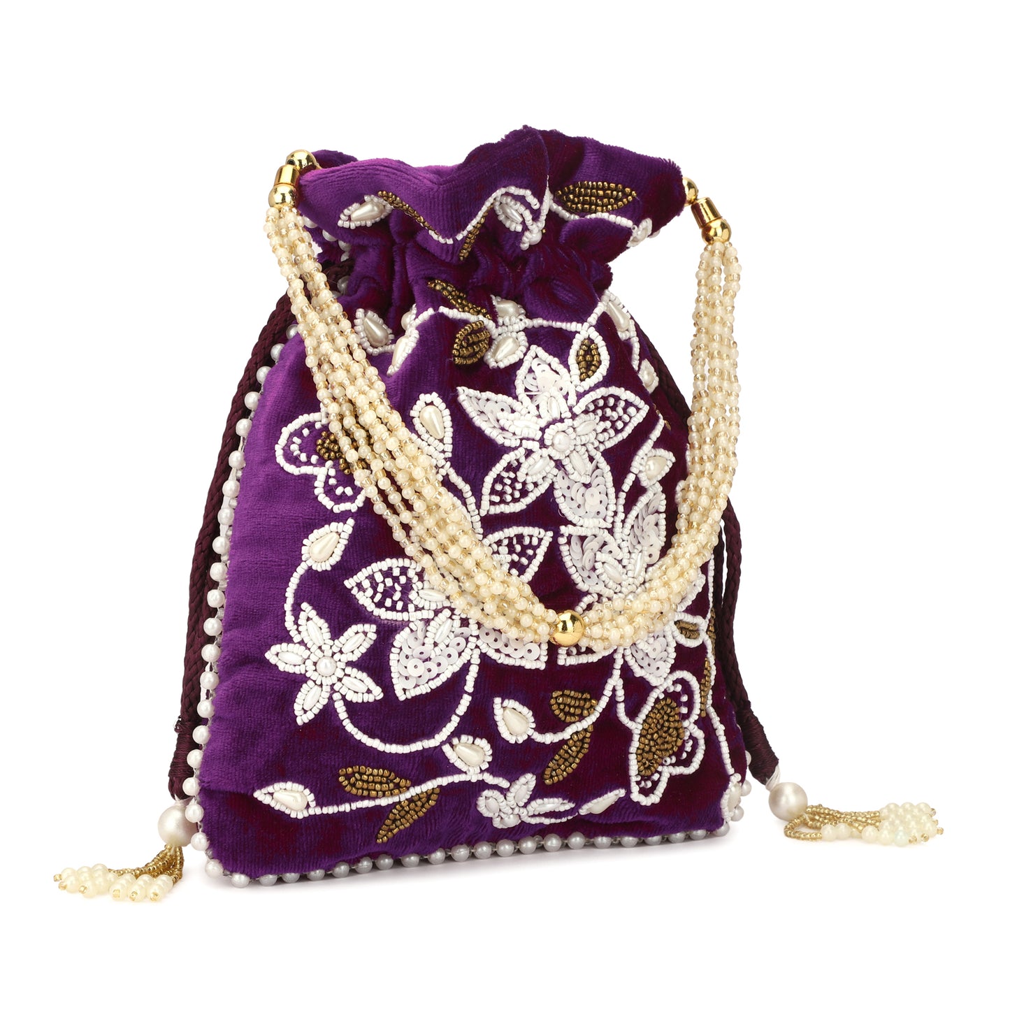 Embroidered Women Potli Bag | Traditional Indian Potli Bags