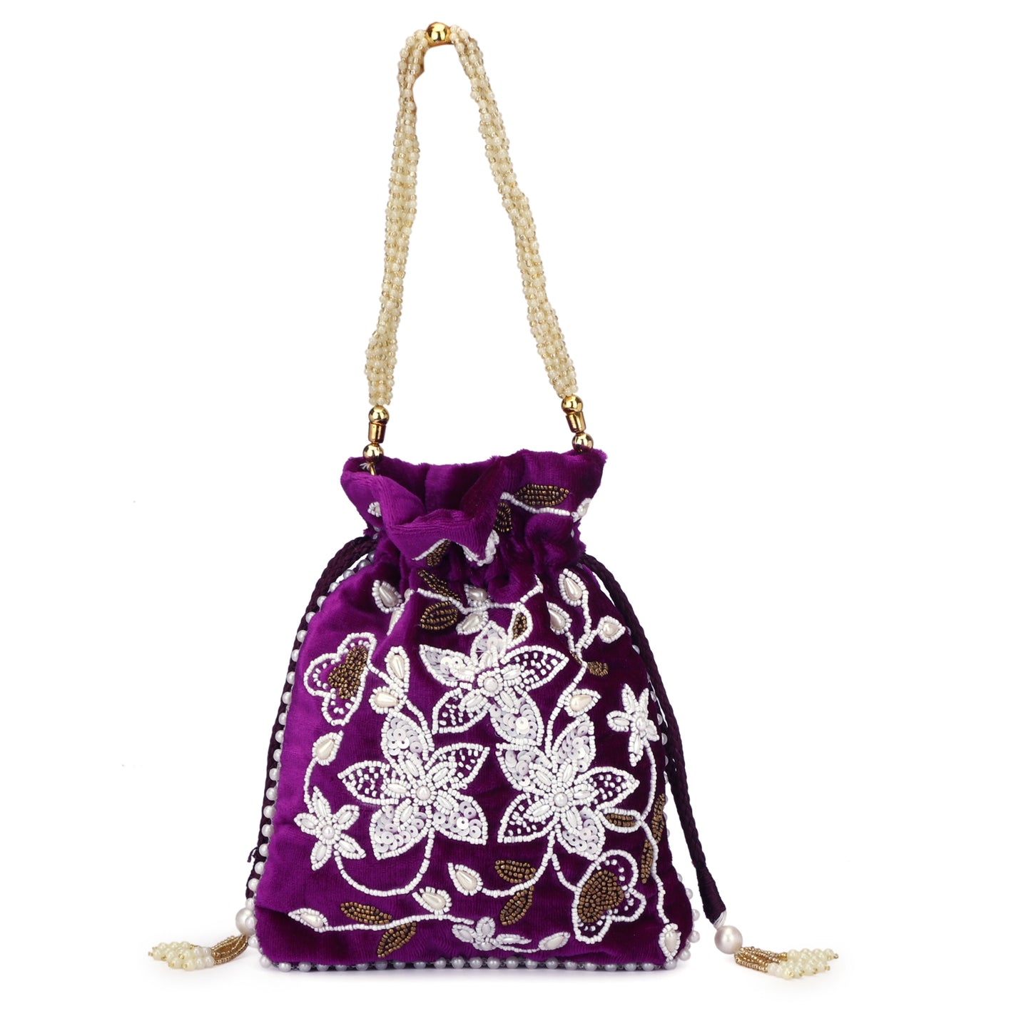 Embroidered Women Potli Bag | Traditional Indian Potli Bags