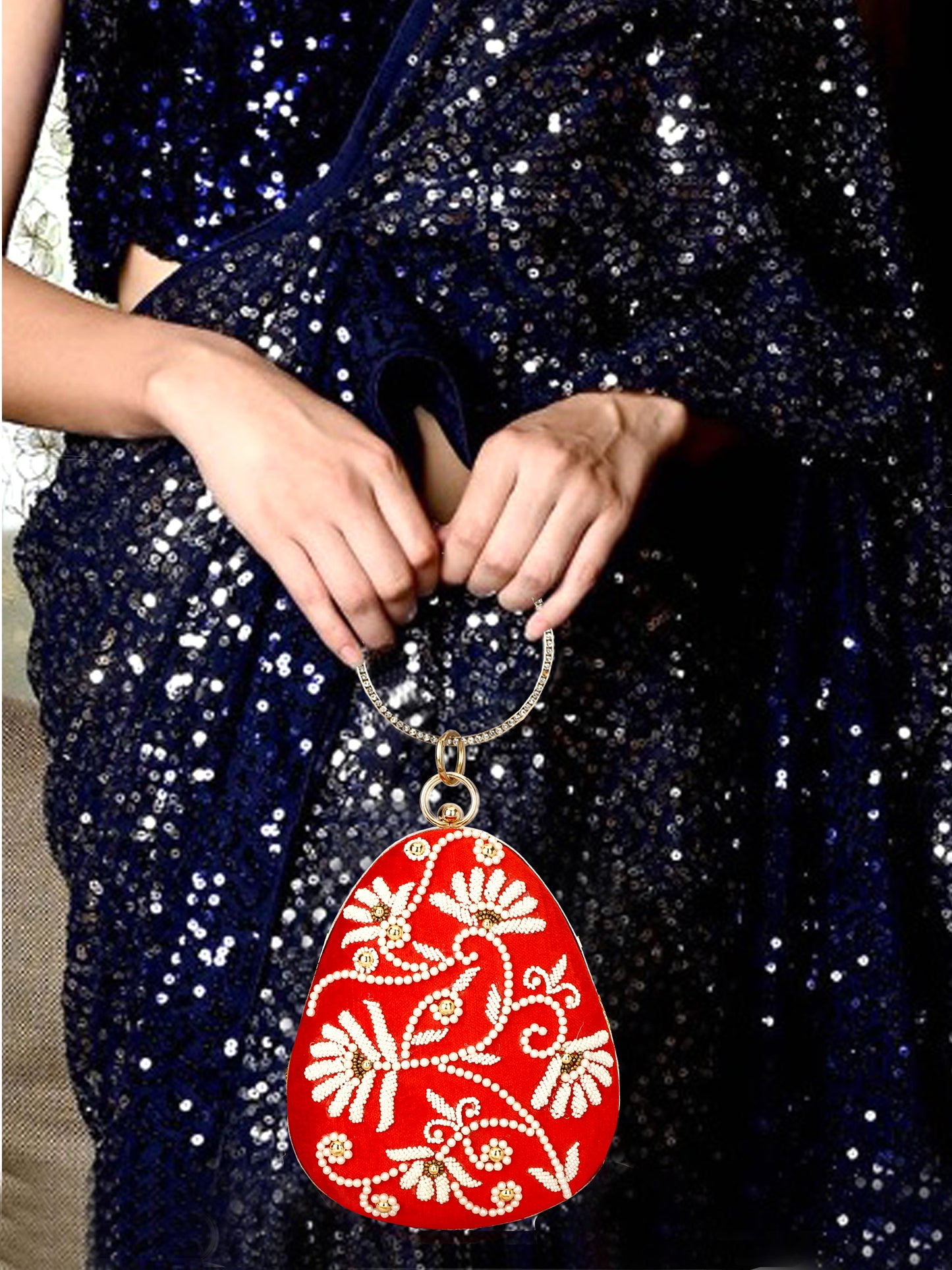 Acrylic Beaded Wedding Boho Clutch bag, Evening Bag Ladies Purse Handbag Party Envelope Clutch Embroidered clutch