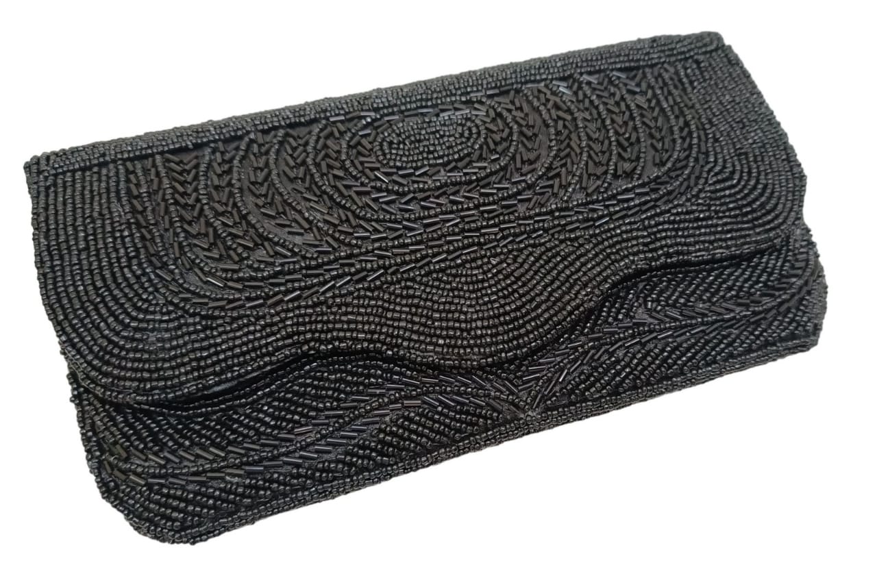 Women's Handcrafted Beautiful Beaded Clutch Bag