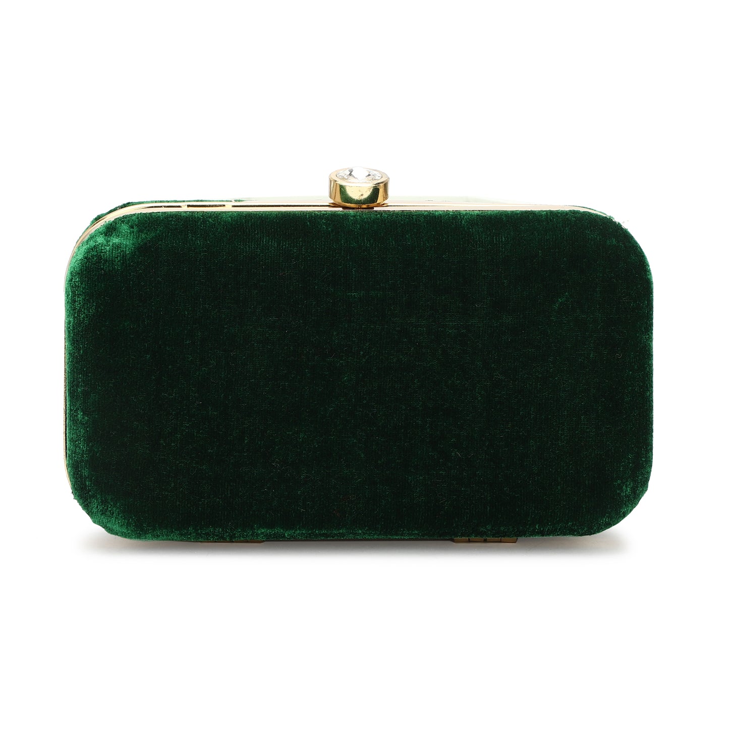 Peacock design velvet ladies clutch purse