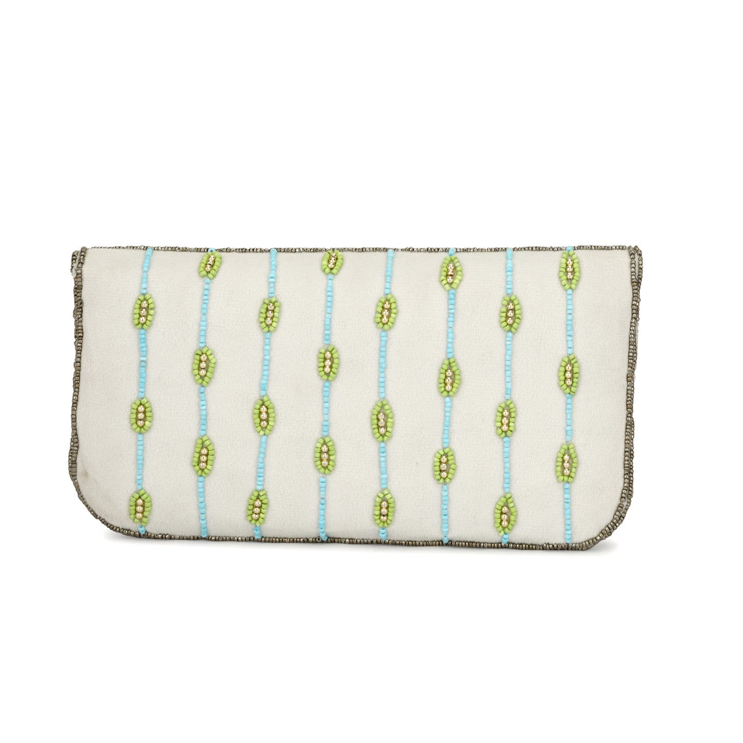 Butterfly design Handmade Beaded women clutch purse