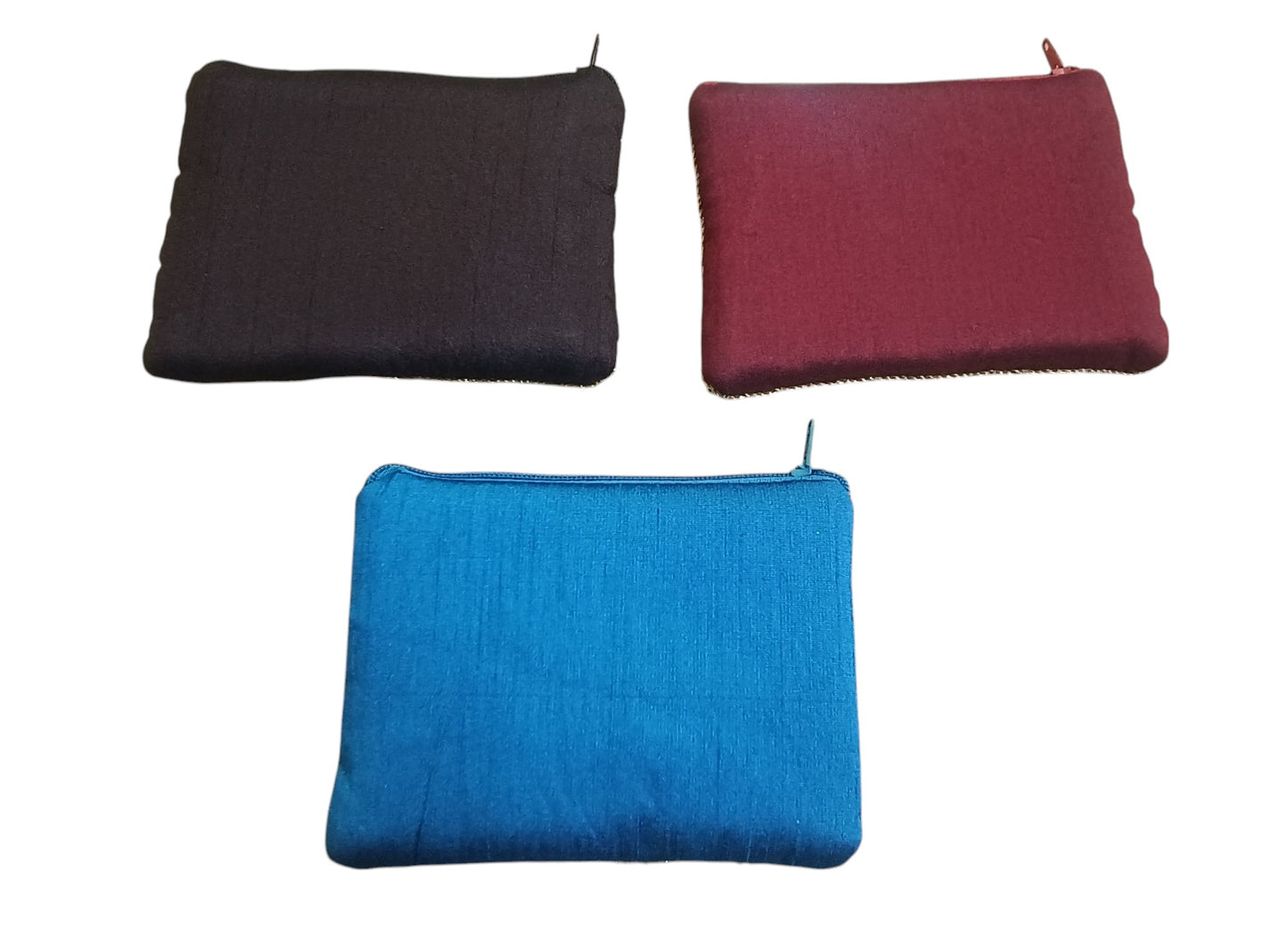 set of 4 pcs Zardosi work Handmade women small coin pouch bag