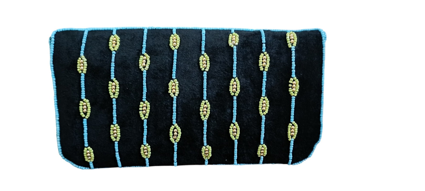 Latest design women and Gilrs clutch purse for party (Black)