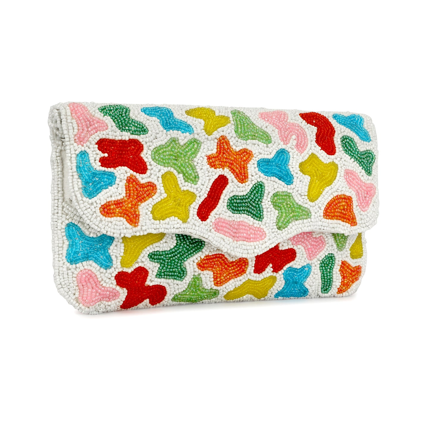 Multicolor women clutch purse
