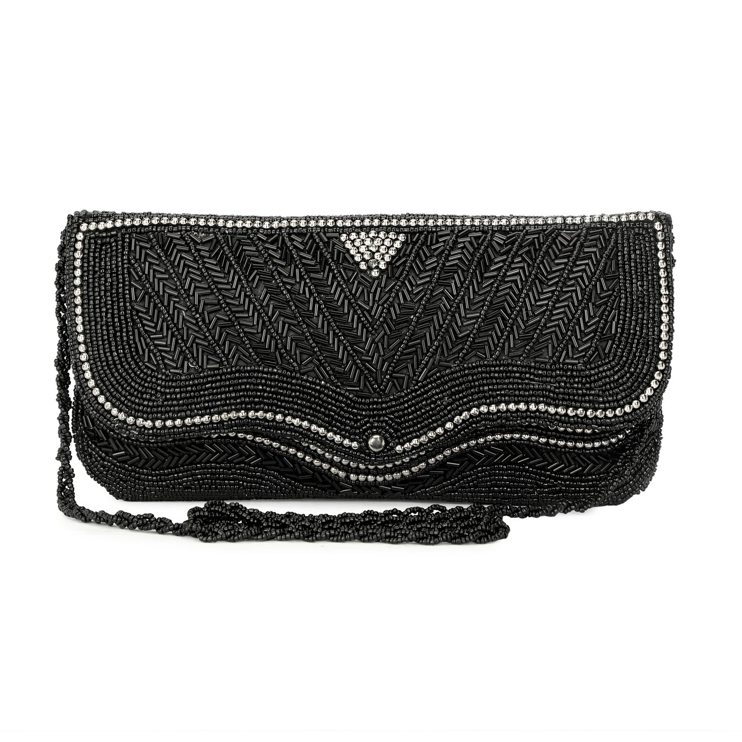 Women's Handcrafted Beautiful Beaded Clutch Bag