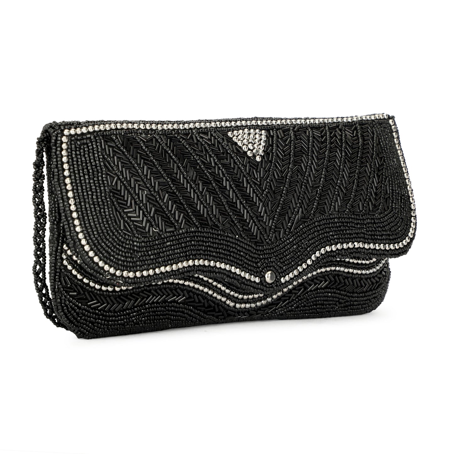 Women's Handcrafted Beautiful Beaded Clutch Bag