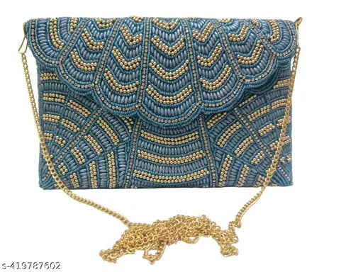 Designer beaded women clutch purse
